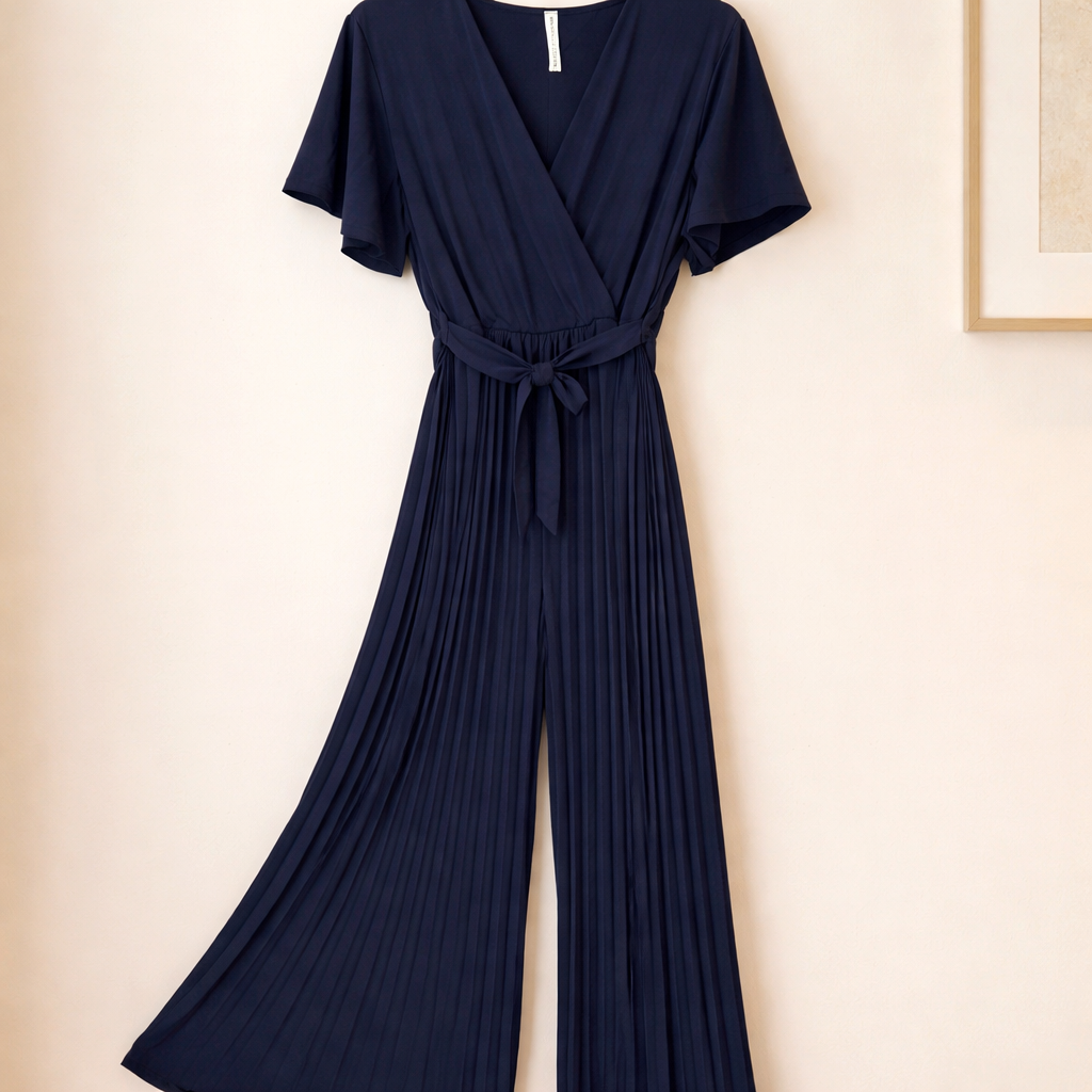 Plissee Jumpsuit