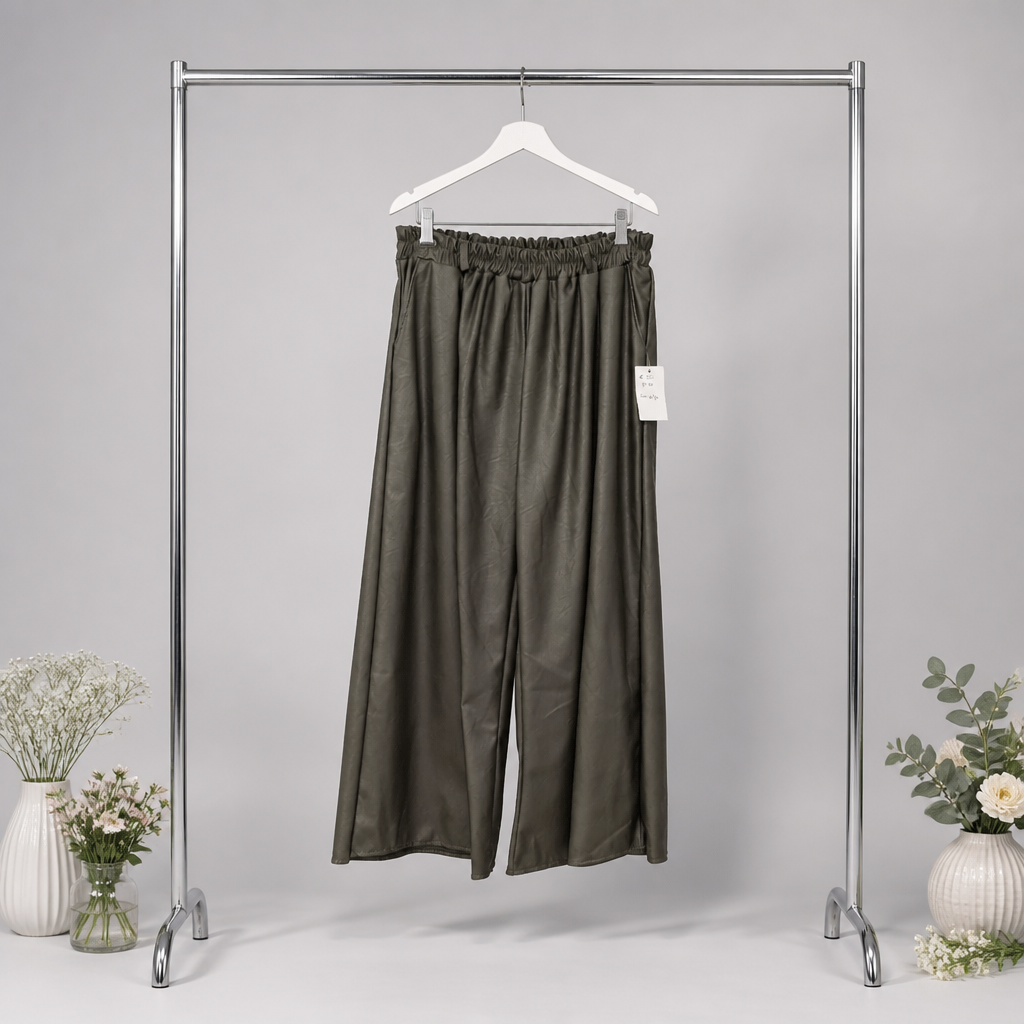 Culotte in Leder-Optik