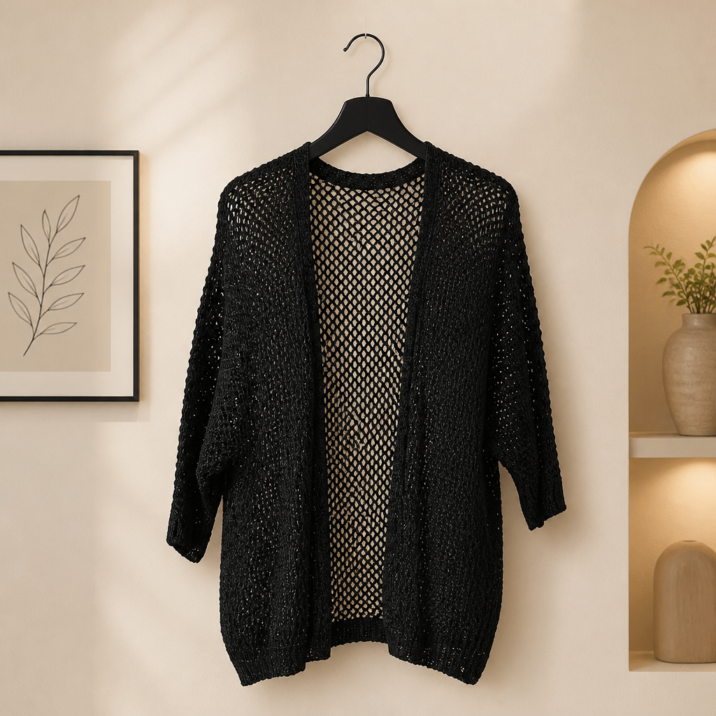 Leichter Cardigan mit Lurex