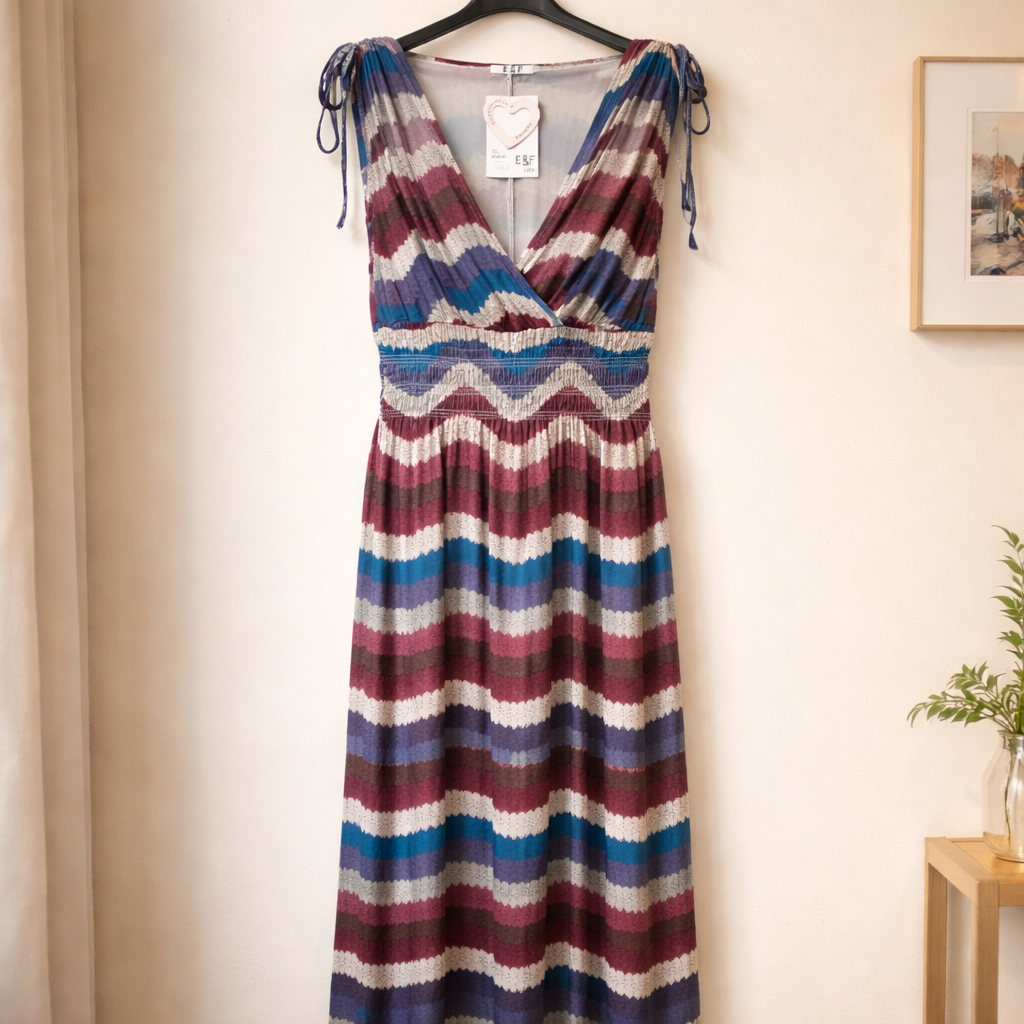 Tailliertes Sommerkleid