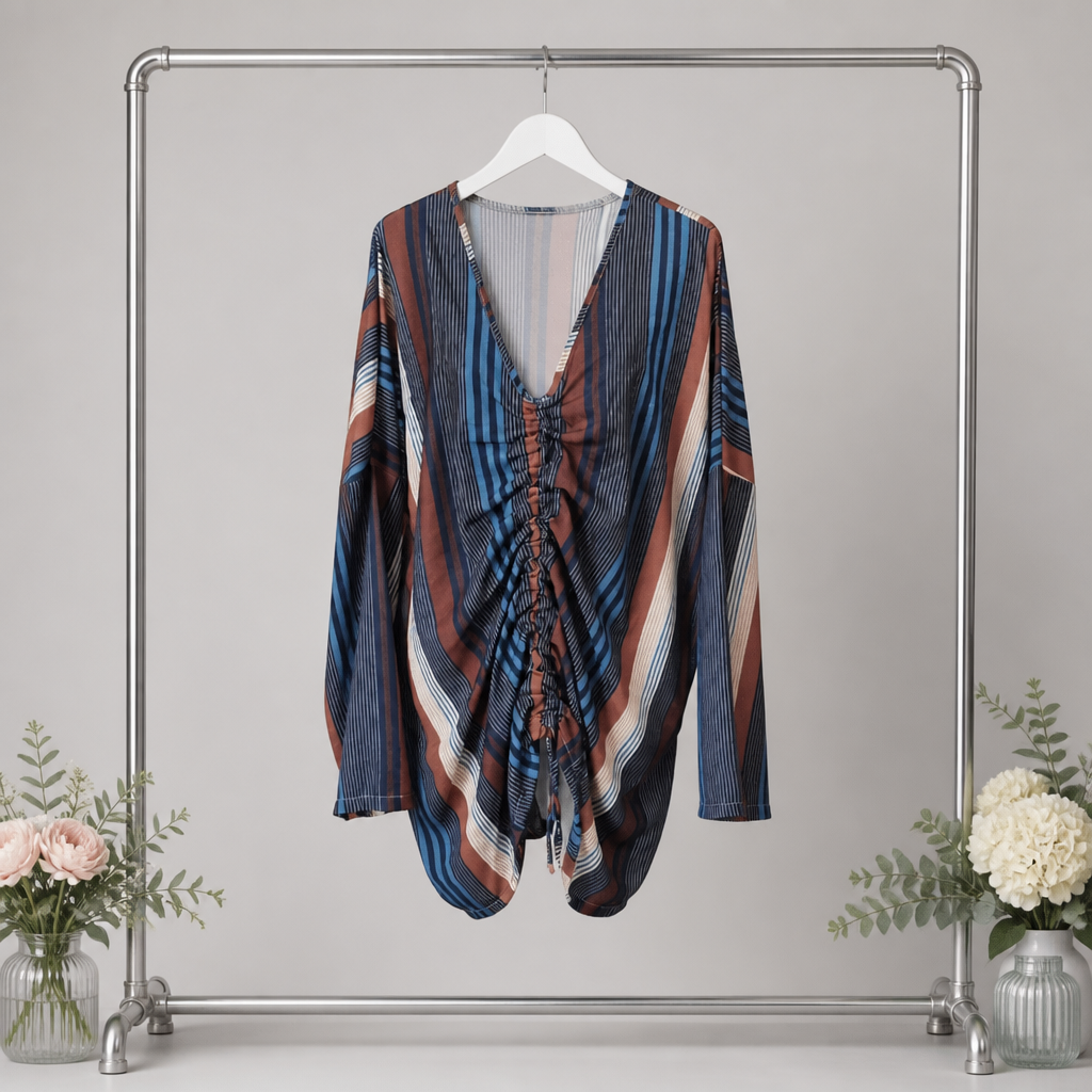 Blusenshirt mit Raffung
