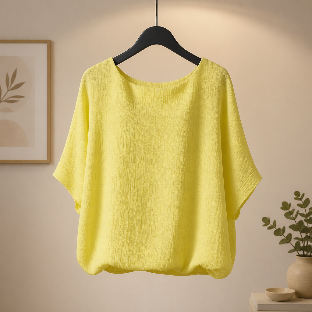 Leichte Ballon Bluse