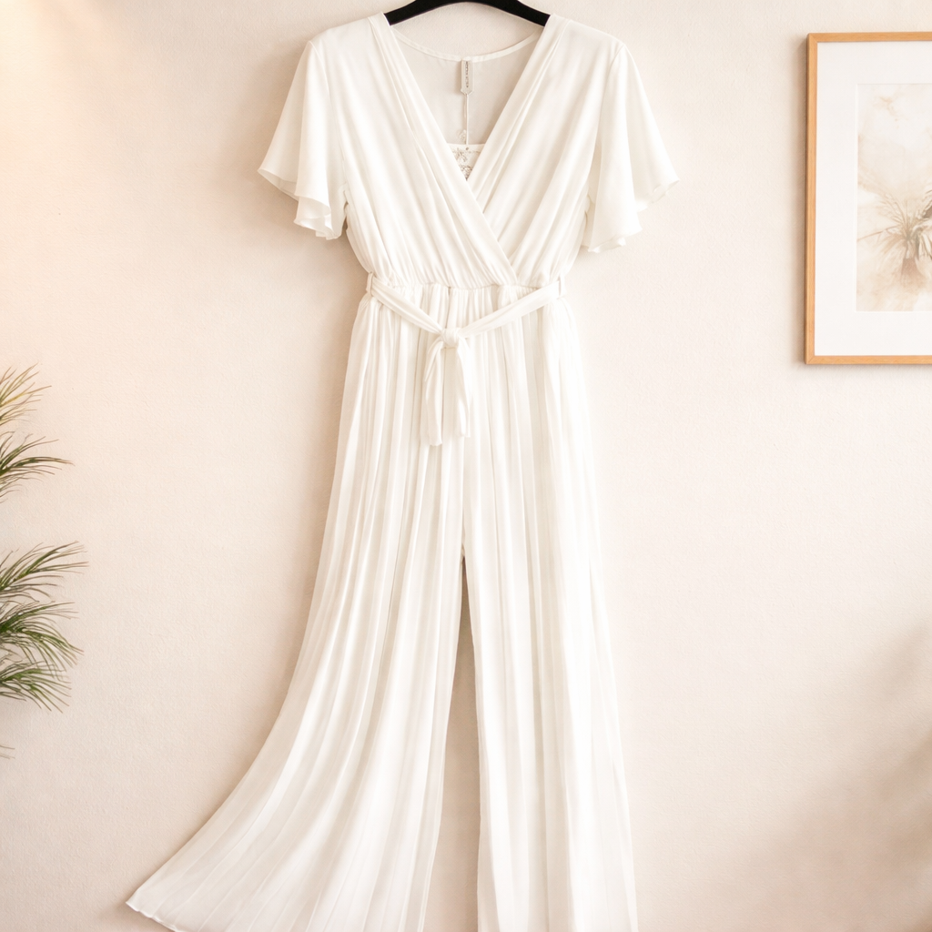 Plissee Jumpsuit