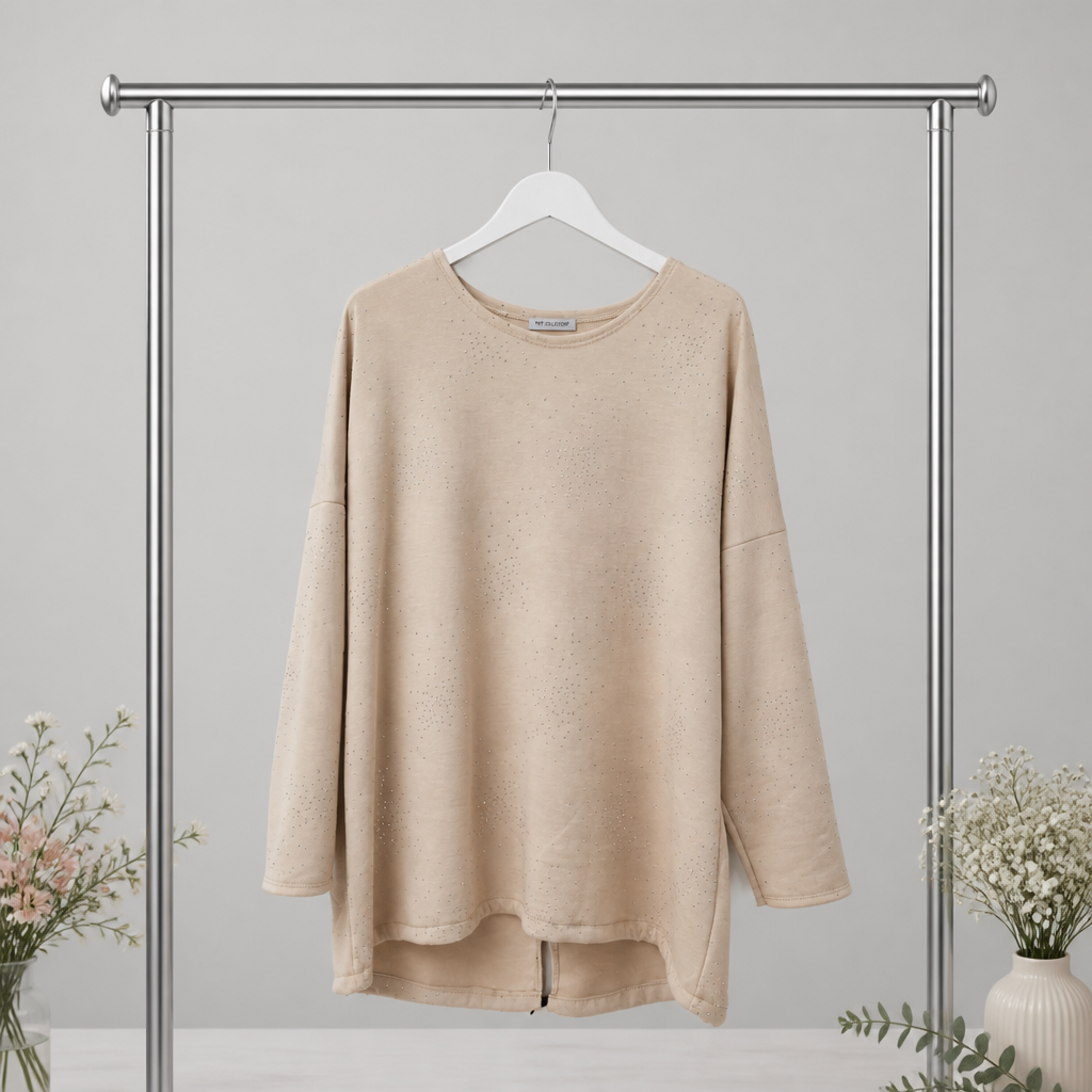 Sweater mit Strass