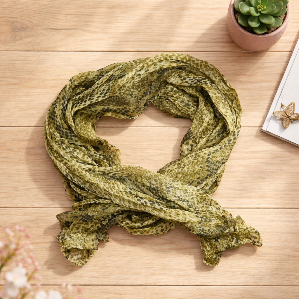 Viskose Schal Snake
