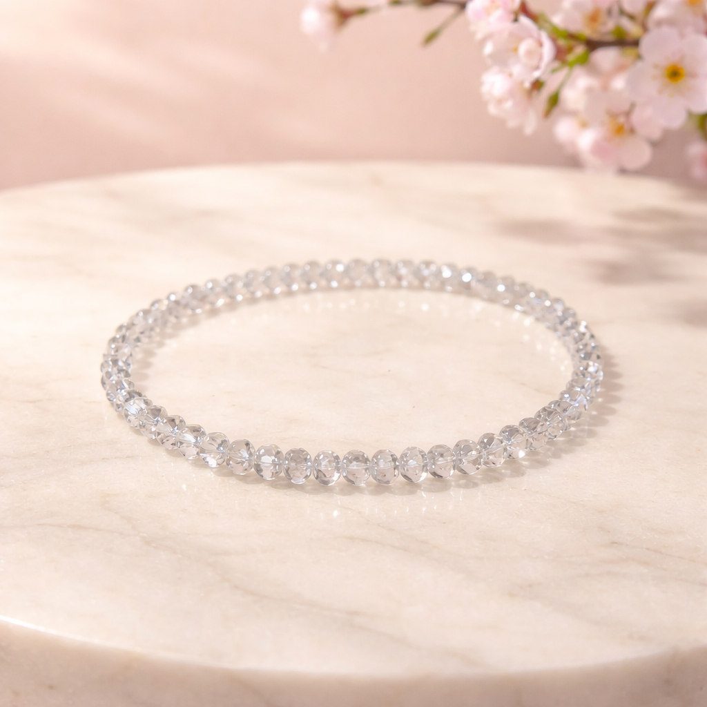 Armband aus geschliffen Glasperlen