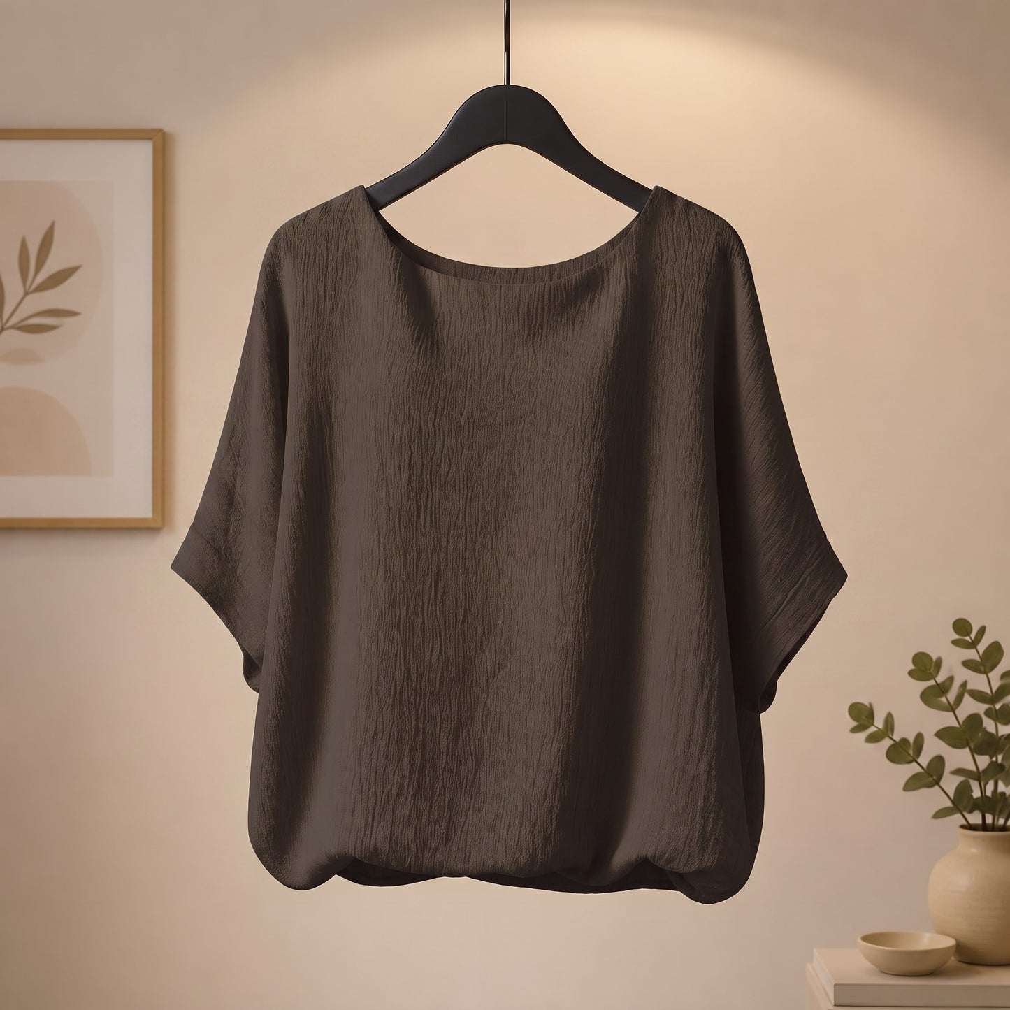 Leichte Ballon Bluse