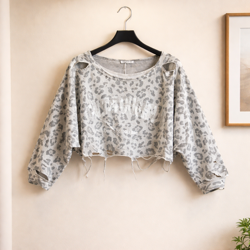 Crop Top "Don't Touch me"