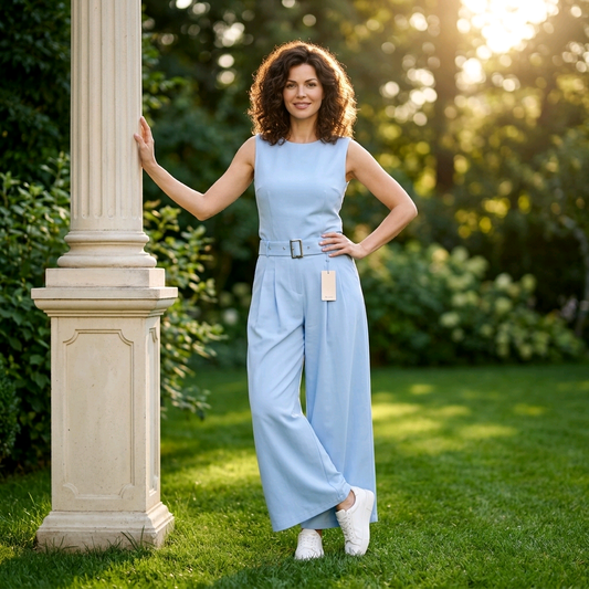 Bequeme Hose mit weitem Bein