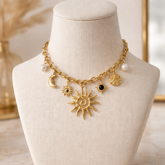 Statement Kette Soleil