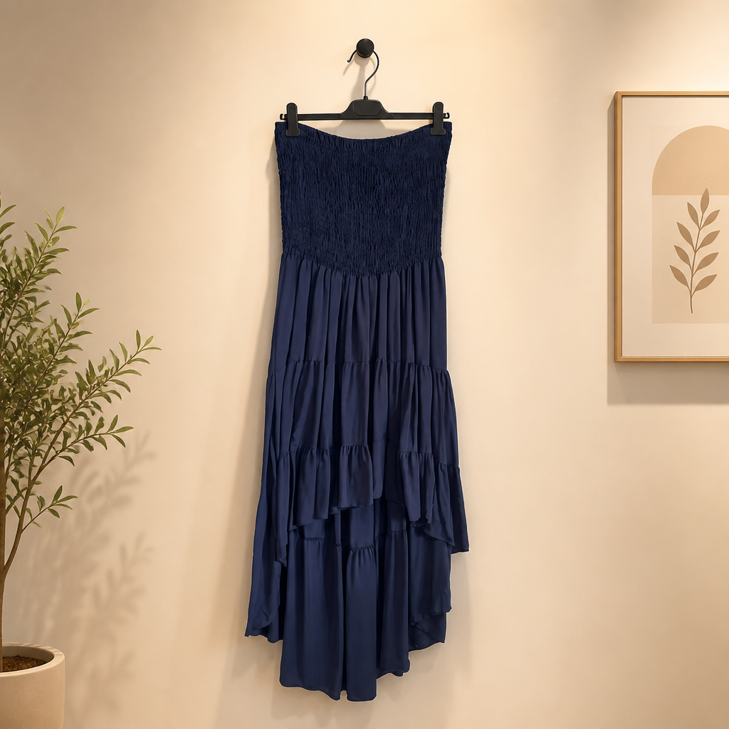 Vokuhila Bondeau Kleid