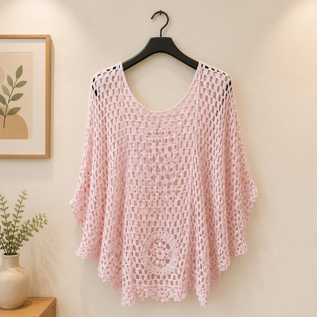 Häkel Pulli mit Untershirt