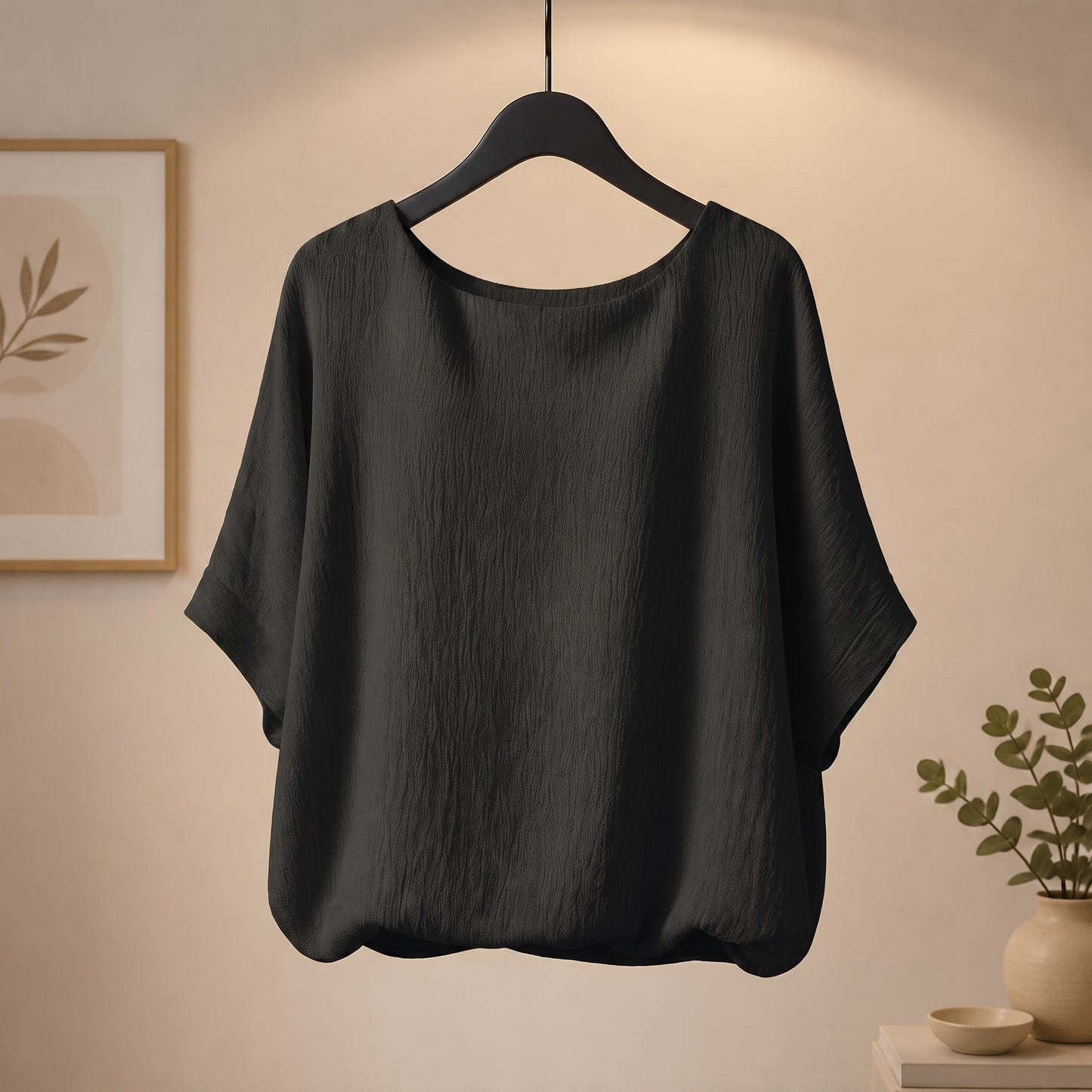 Leichte Ballon Bluse