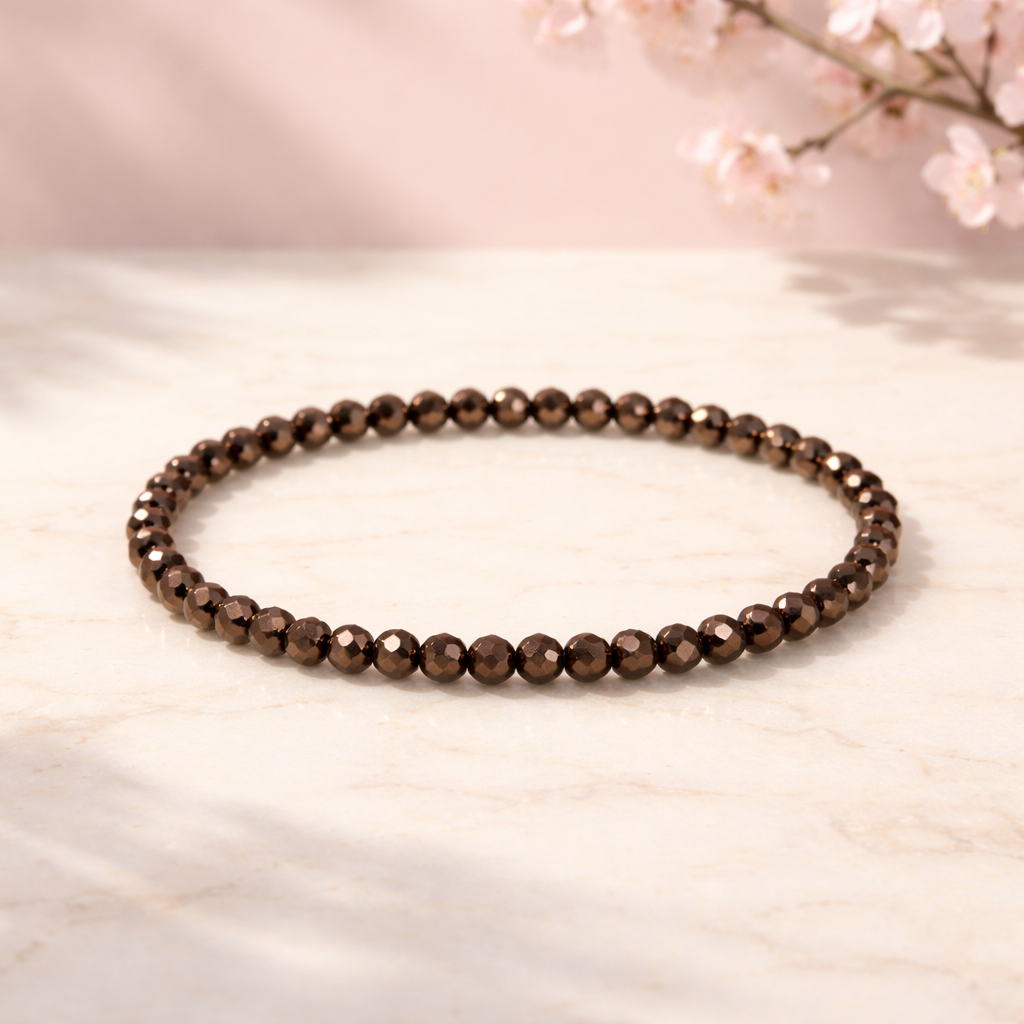 Armband aus geschliffen Glasperlen