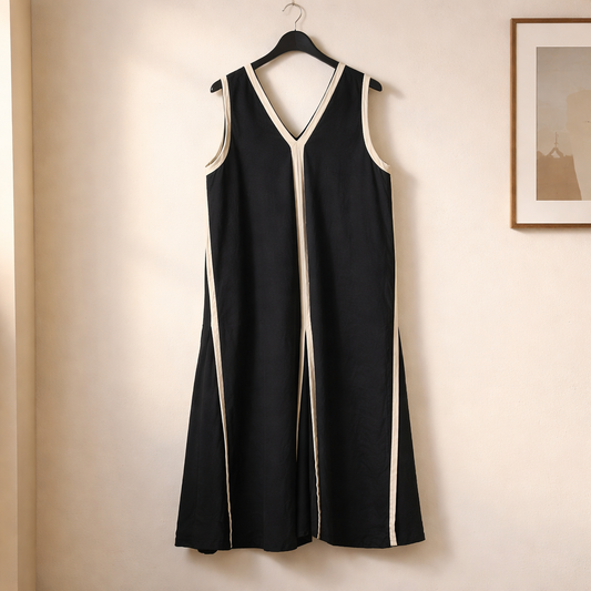 Maxi Kleid mit Streifen