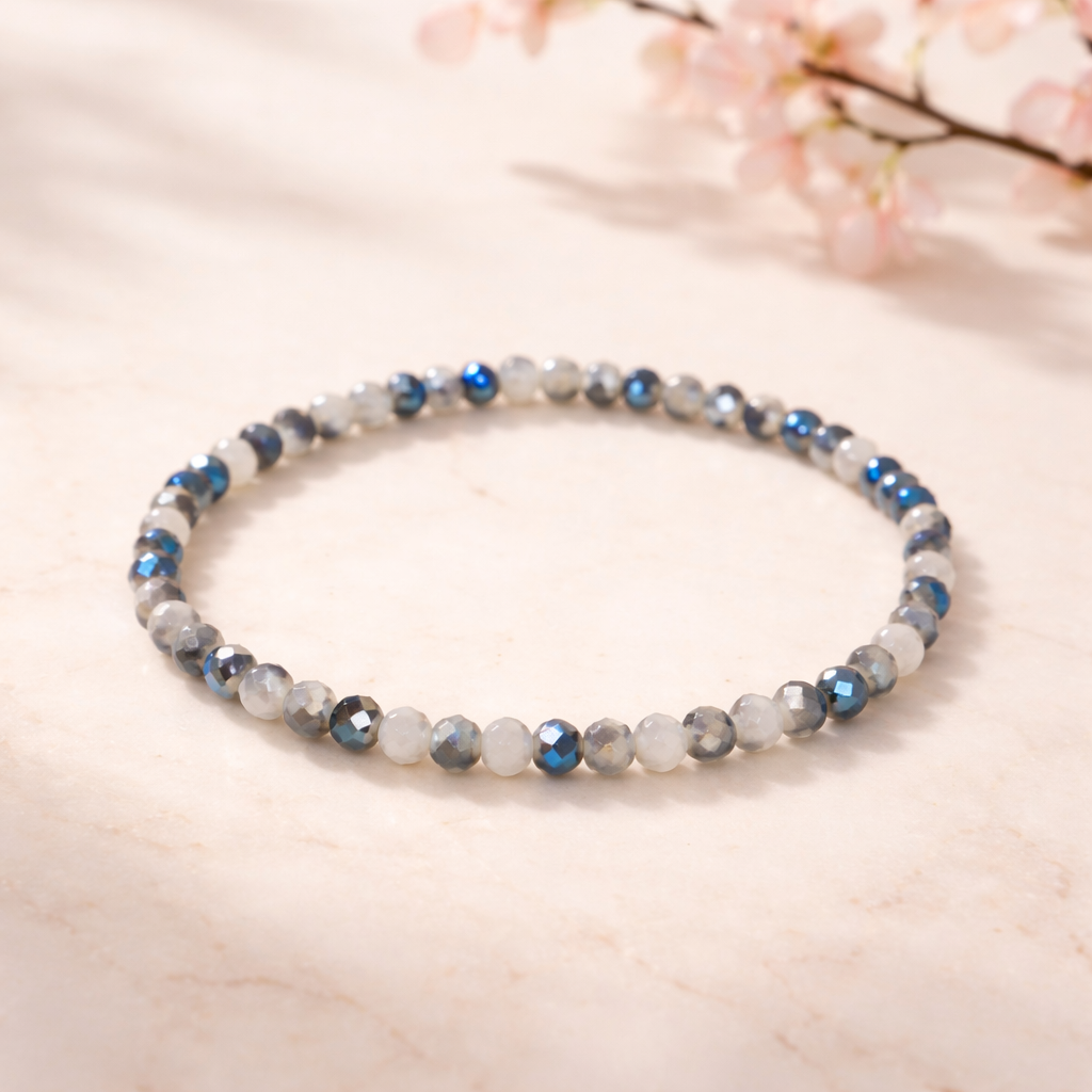 Armband aus geschliffen Glasperlen