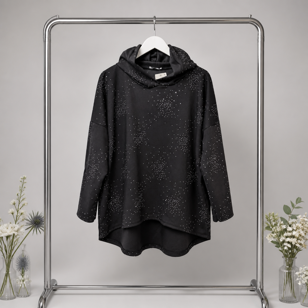 Hoodie mit Strass