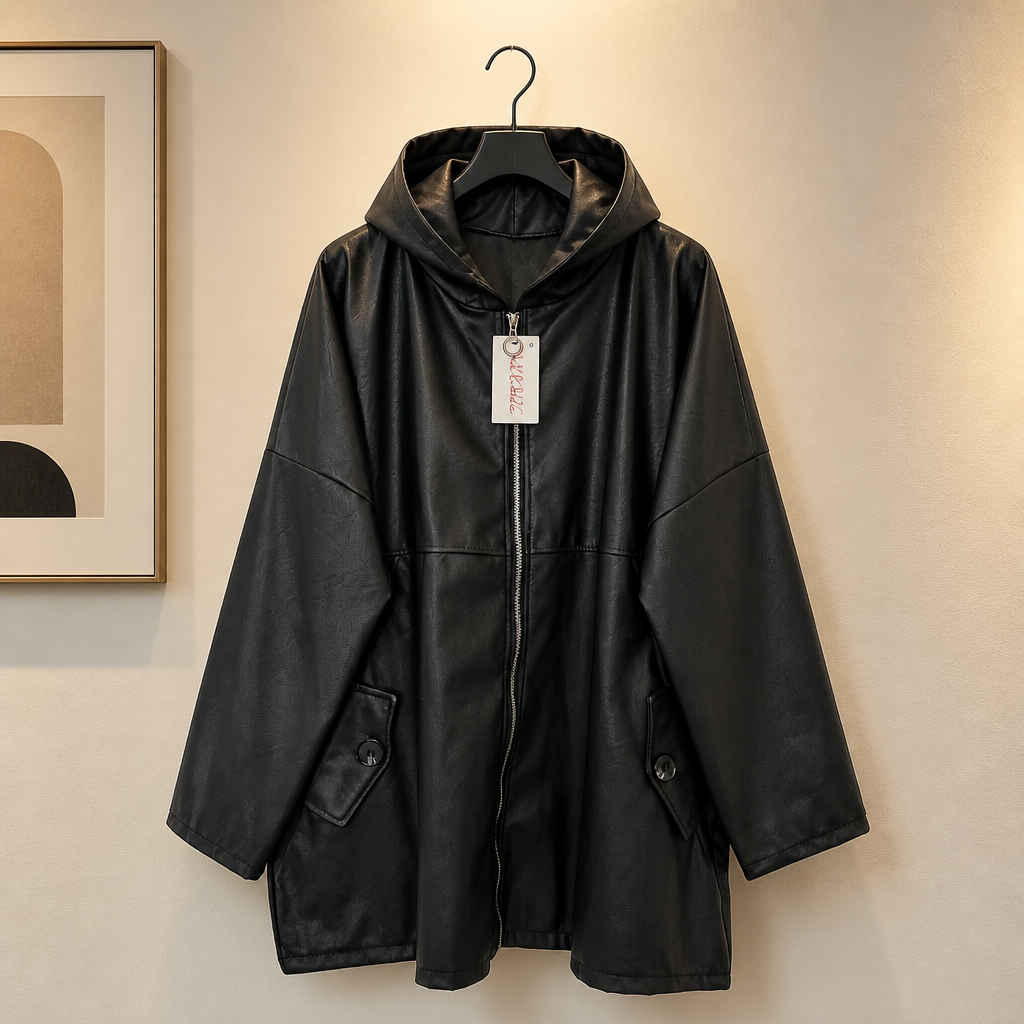 Lederlook Jacke