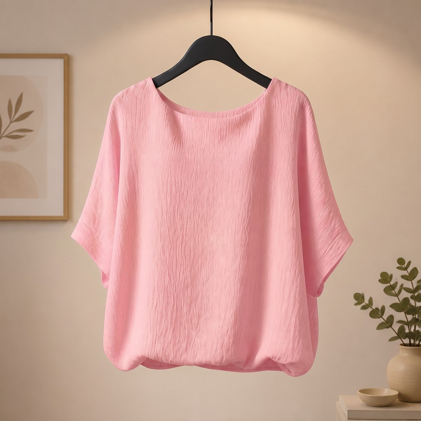 Leichte Ballon Bluse
