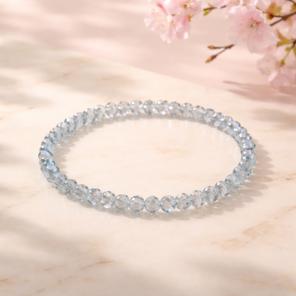 Armband aus geschliffen Glasperlen