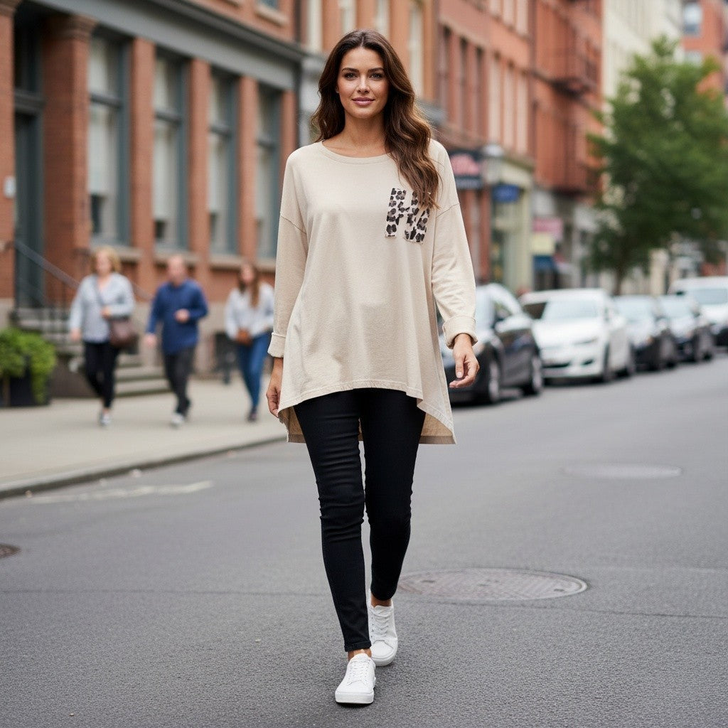 Longshirt "HI"