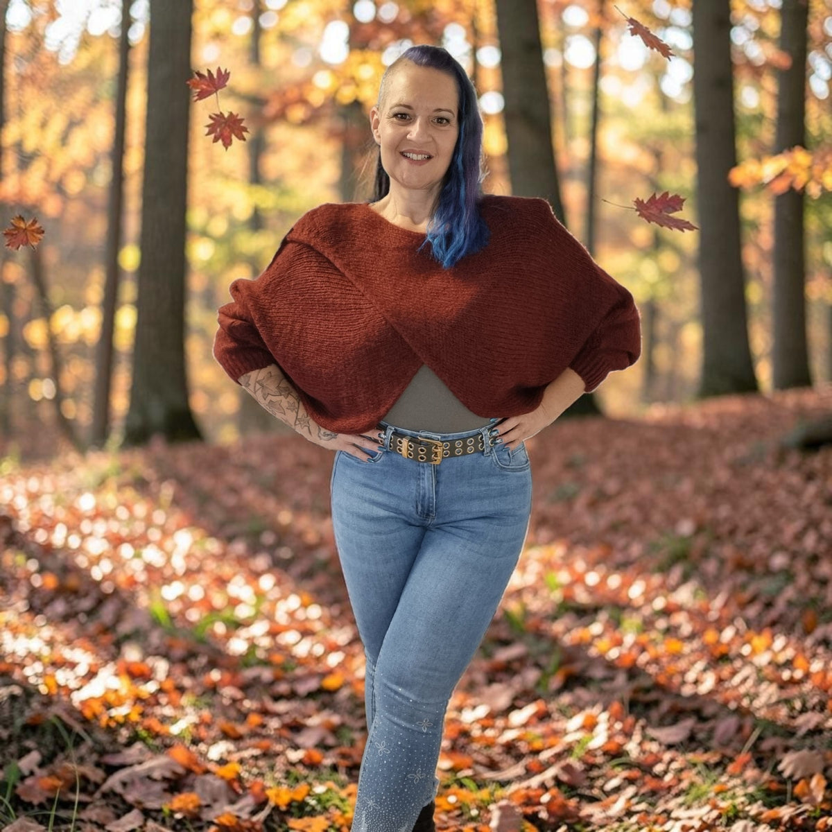 Crossover Strickpulli