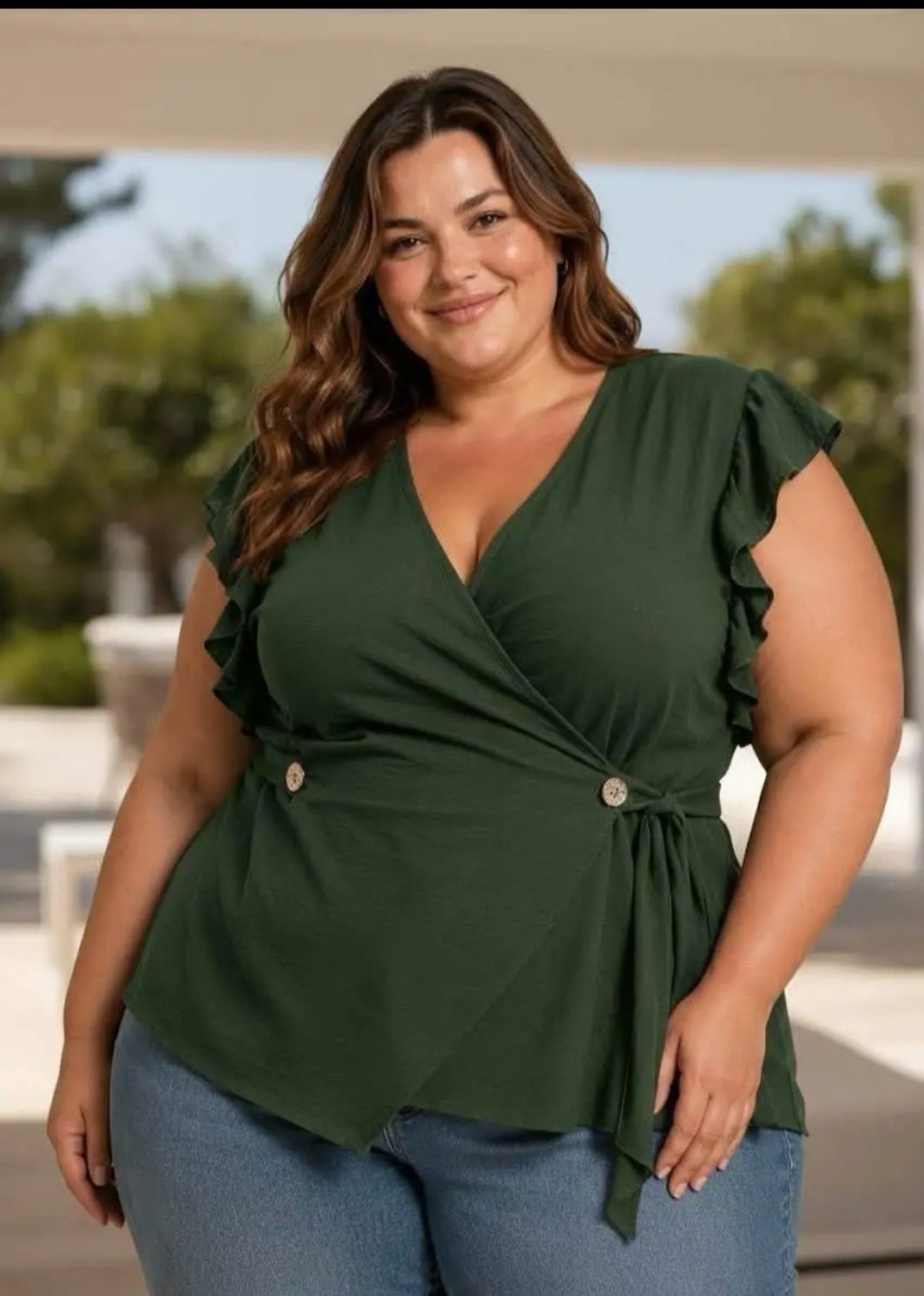 Bluse zum Binden