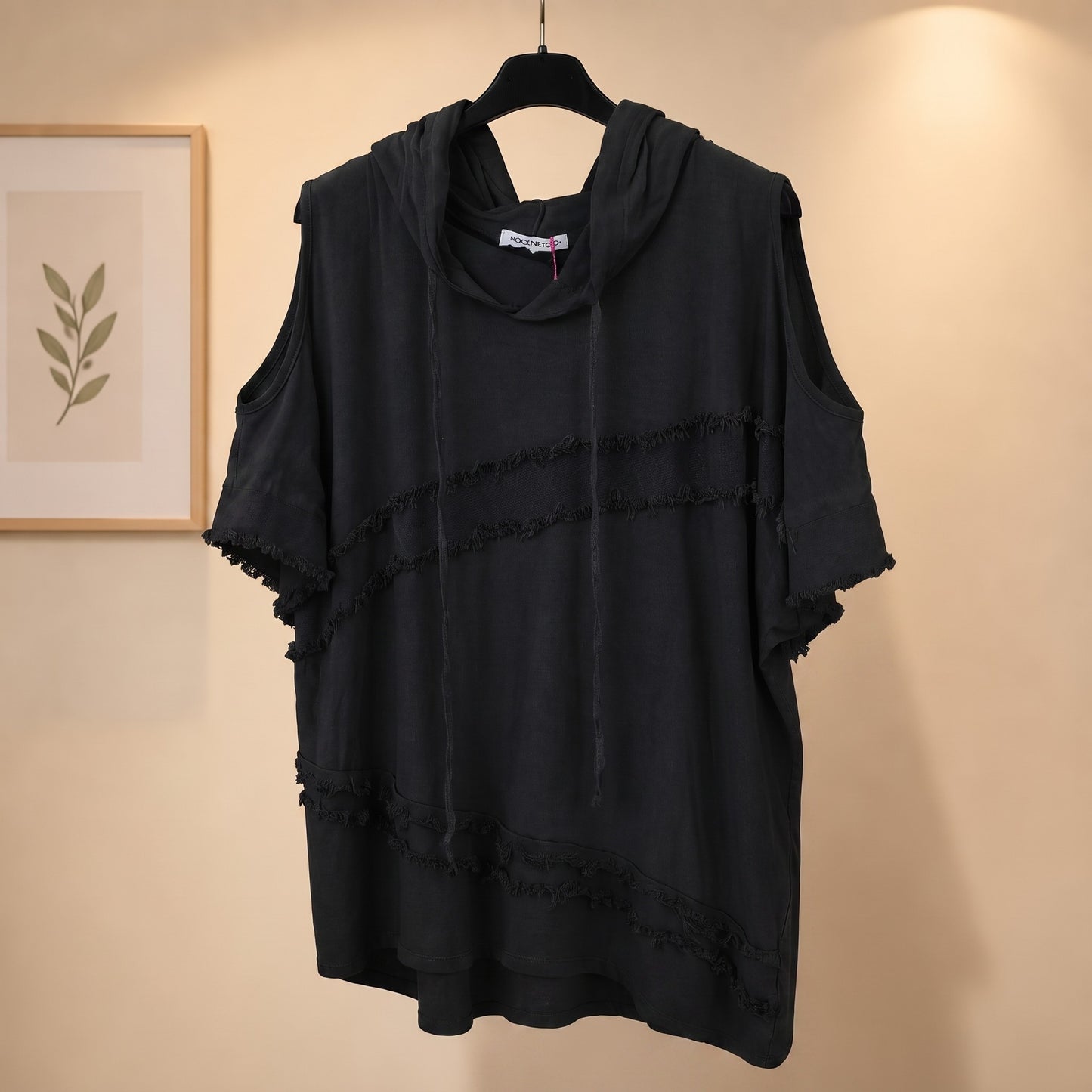Lässiges Hoodieshirt mut Schulter cutouts