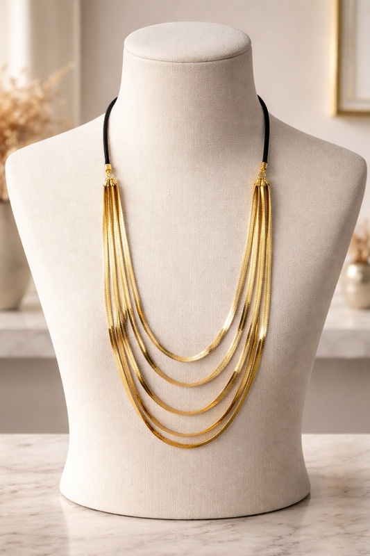 Statement Kette Layer Shine