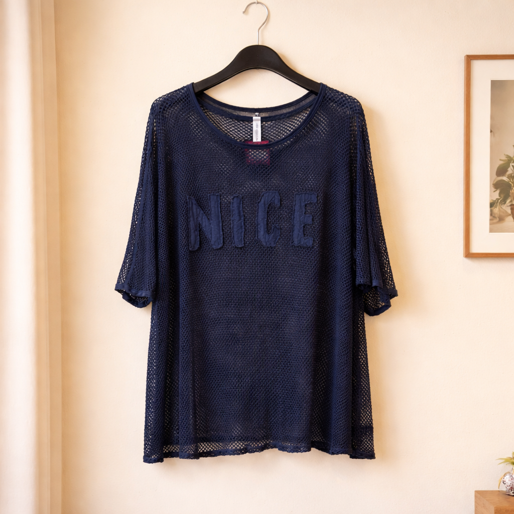 Lochshirt "NICE"