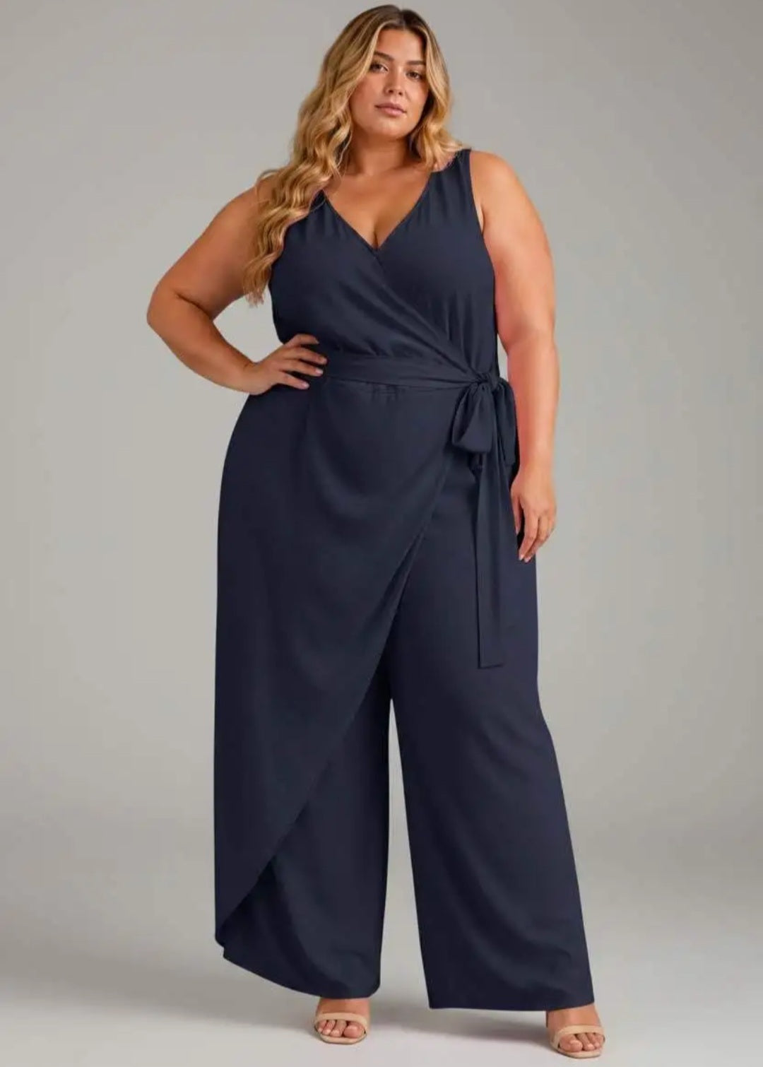 Jumpsuit mit Wickeloptik