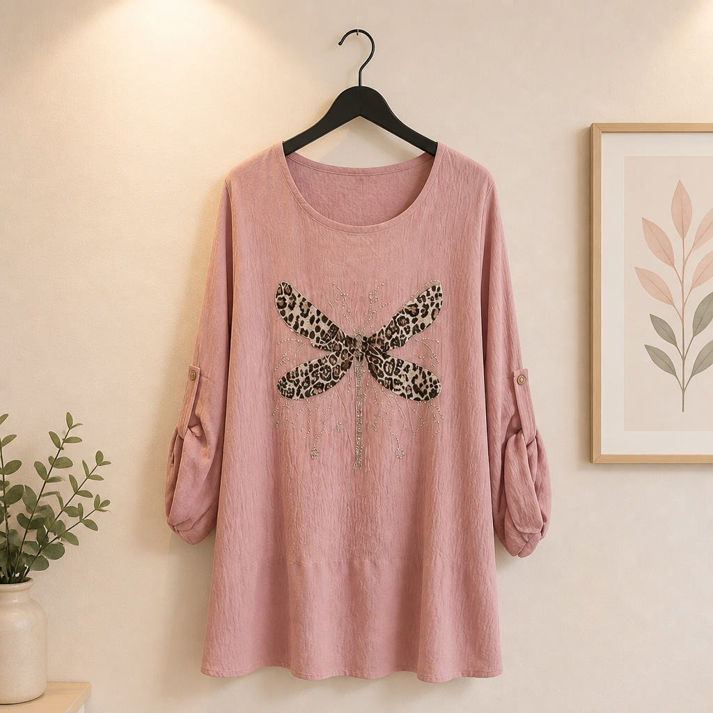 Longshirt mit Libelle