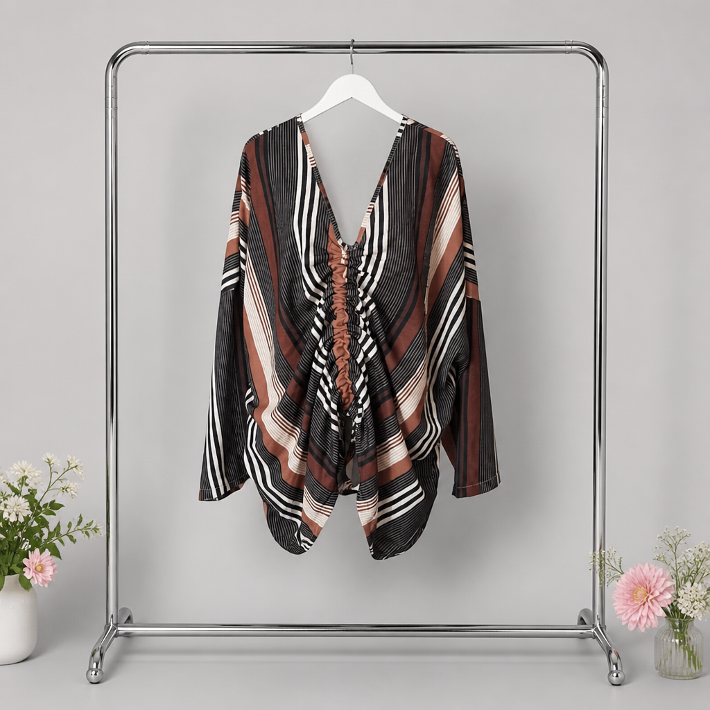 Blusenshirt mit Raffung