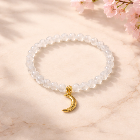 Armband Mondstein 6mm