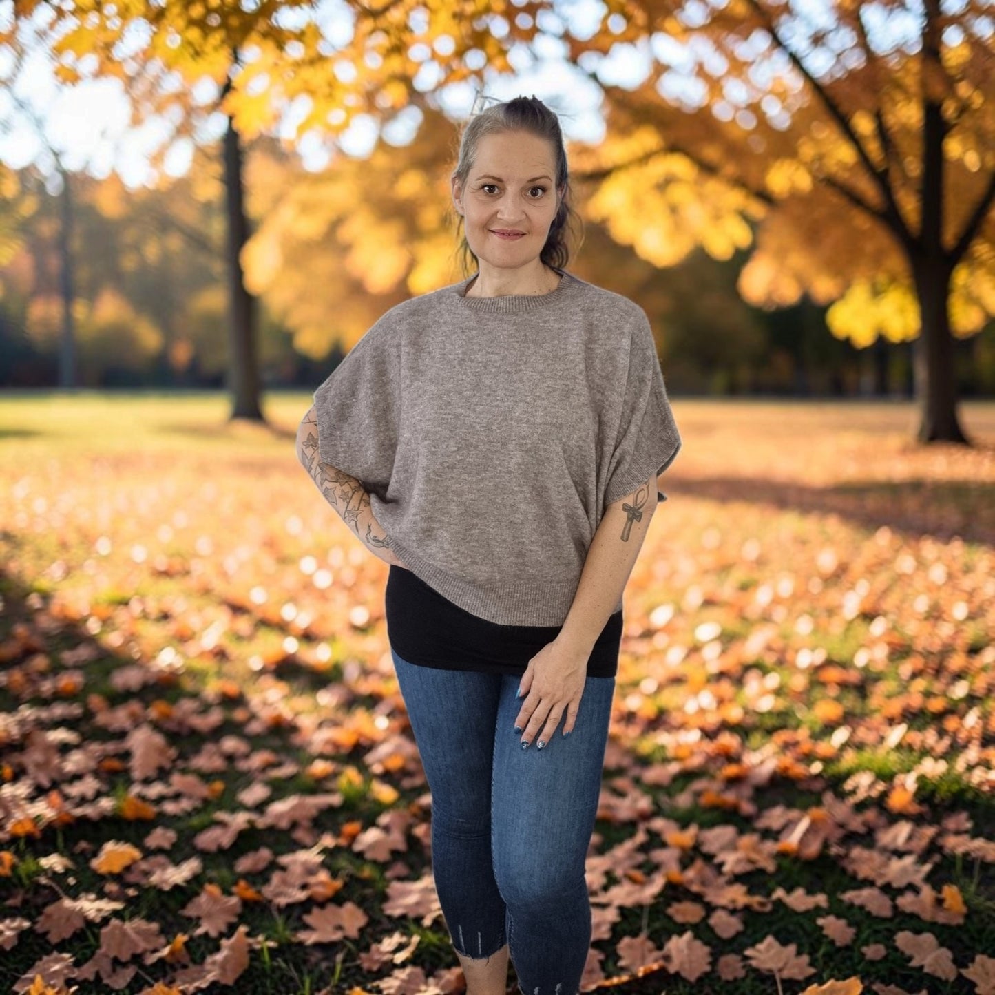 Kurzarm Pulli