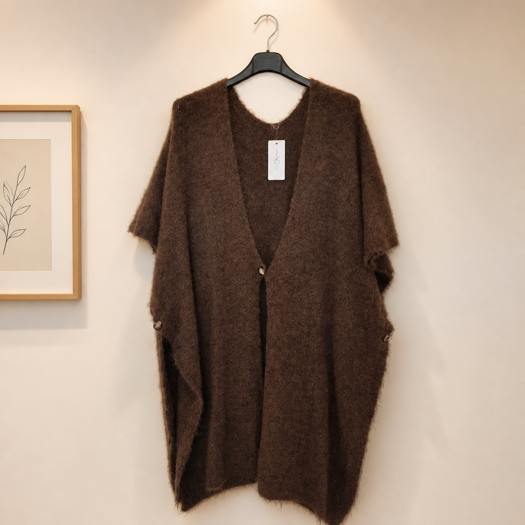 Strick Poncho