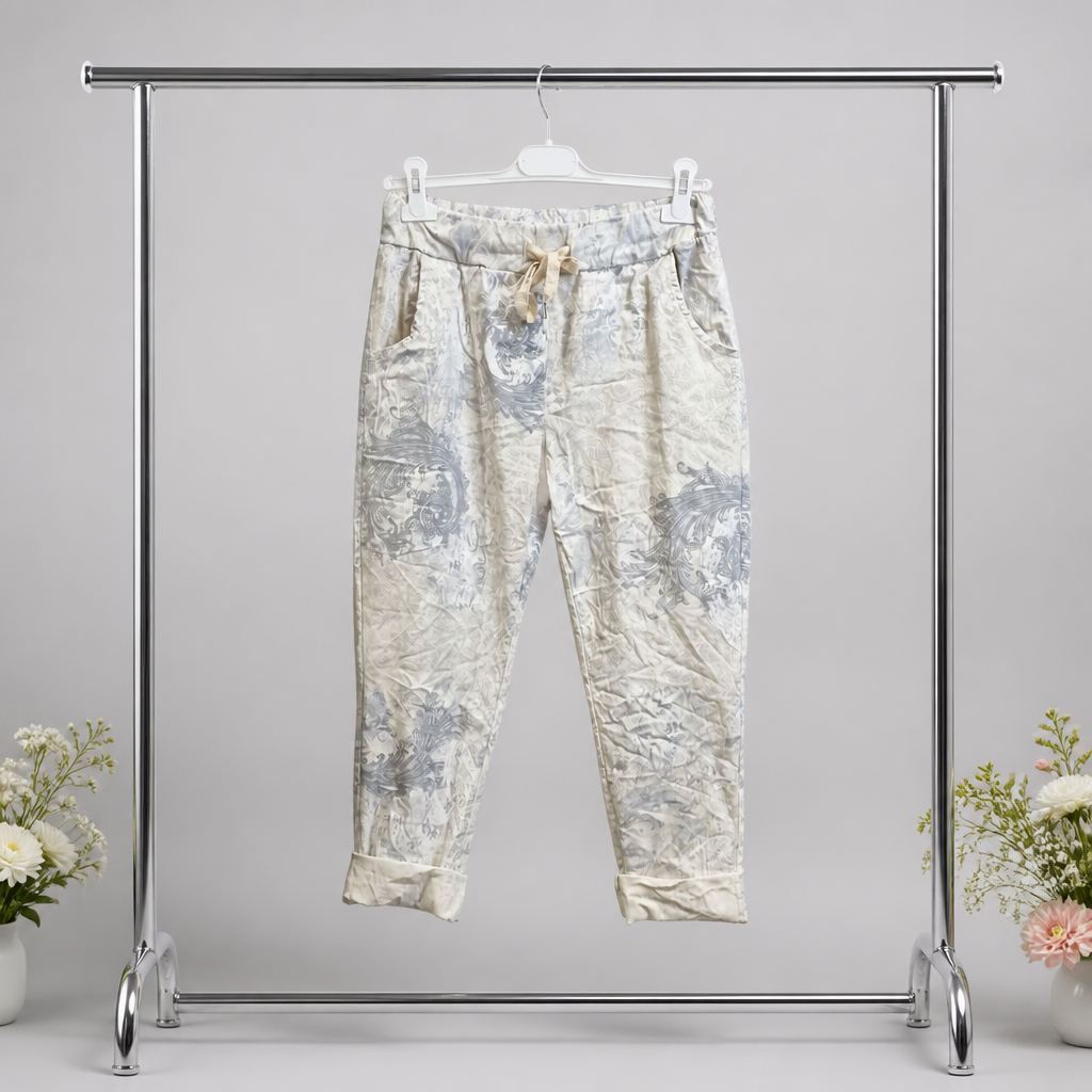 Jogpant mit floralem Print