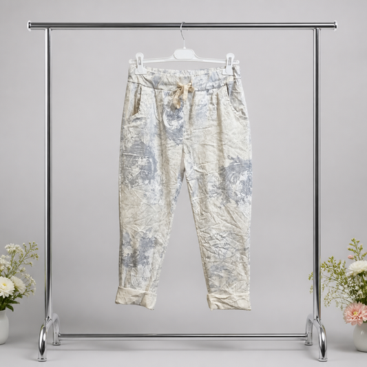 Jogpant mit floralem Print