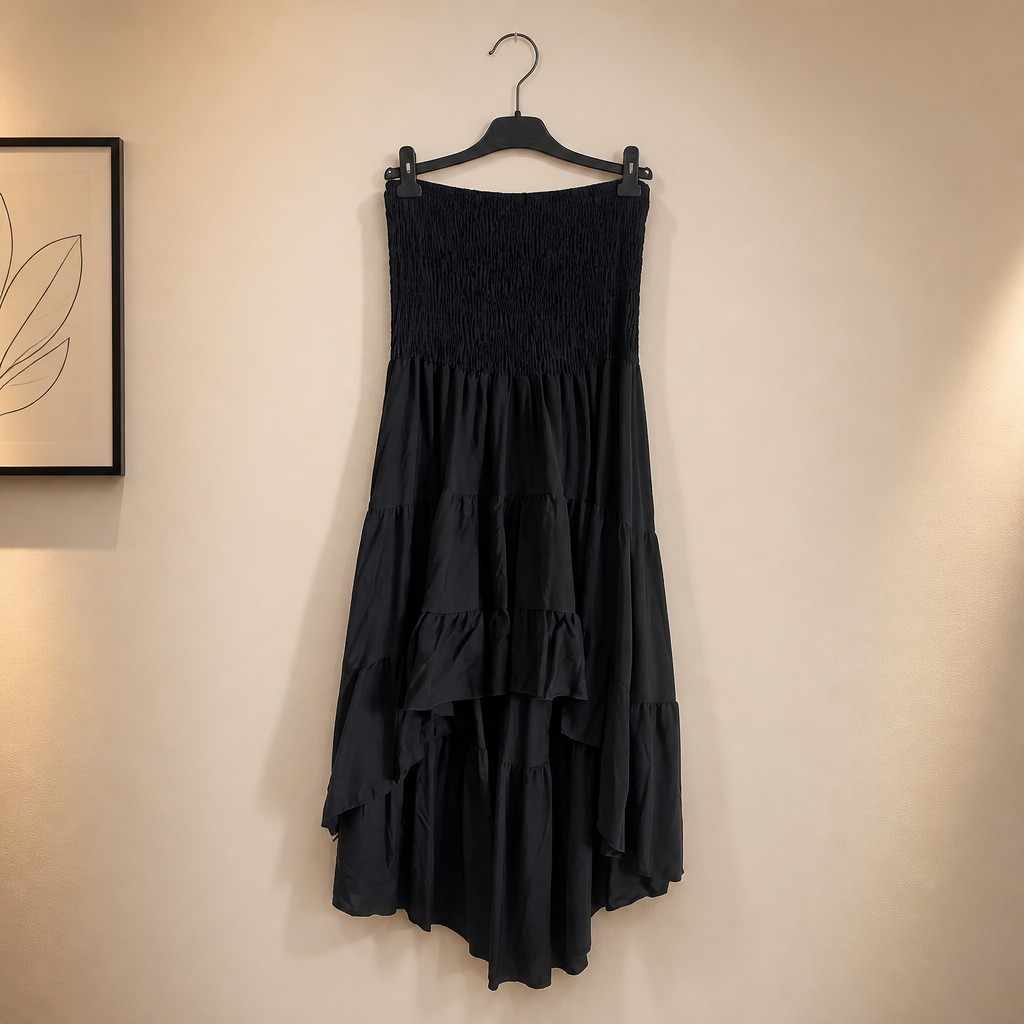 Vokuhila Bondeau Kleid