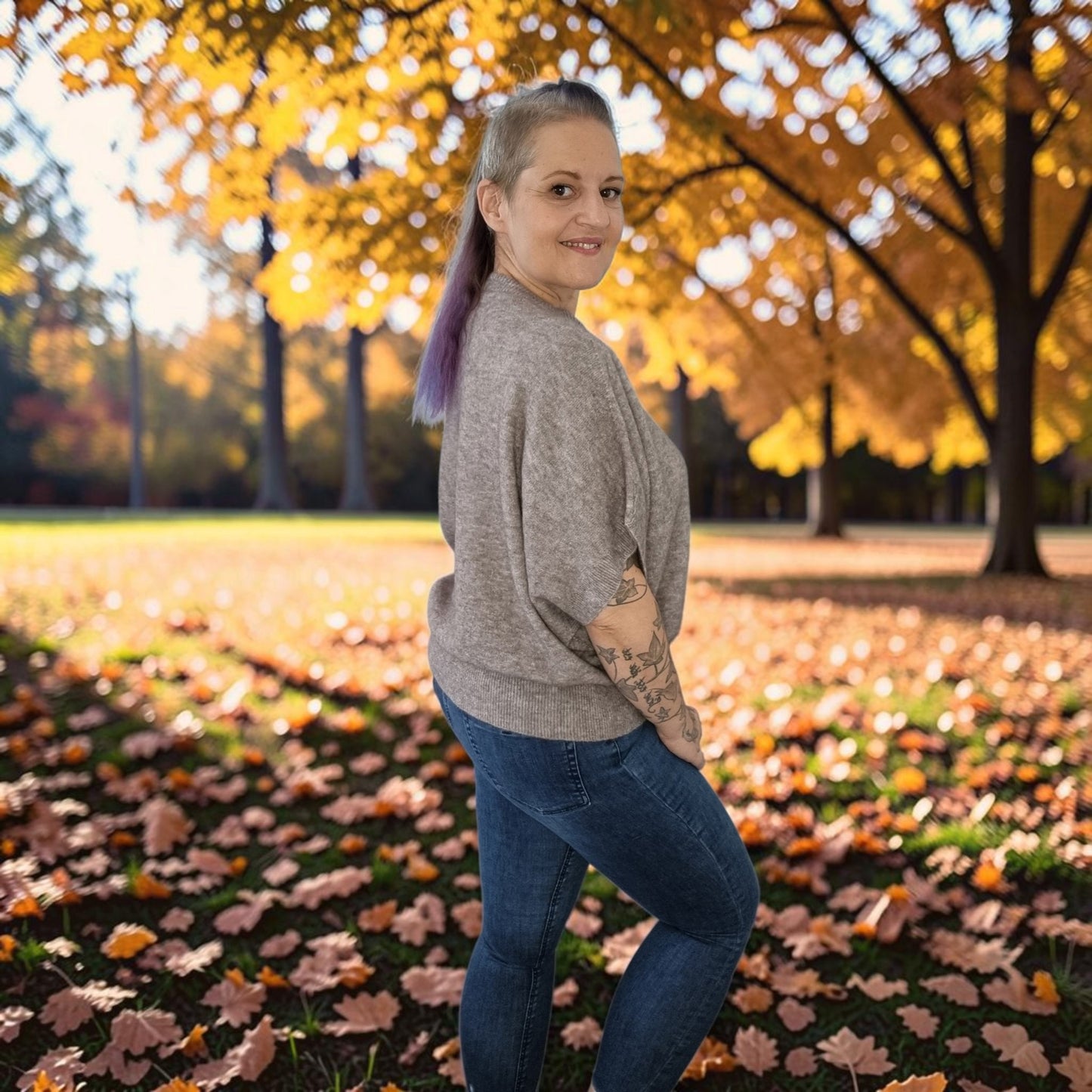 Kurzarm Pulli