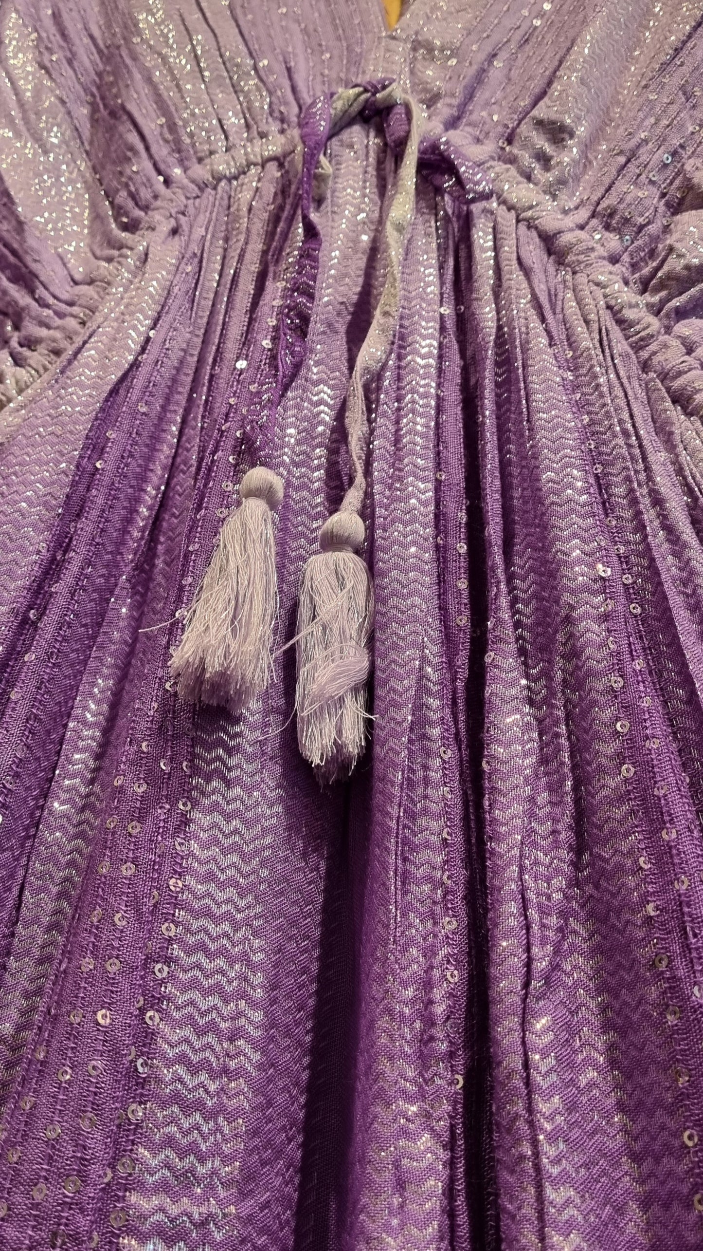 Funkelndes Boho Maxikleid
