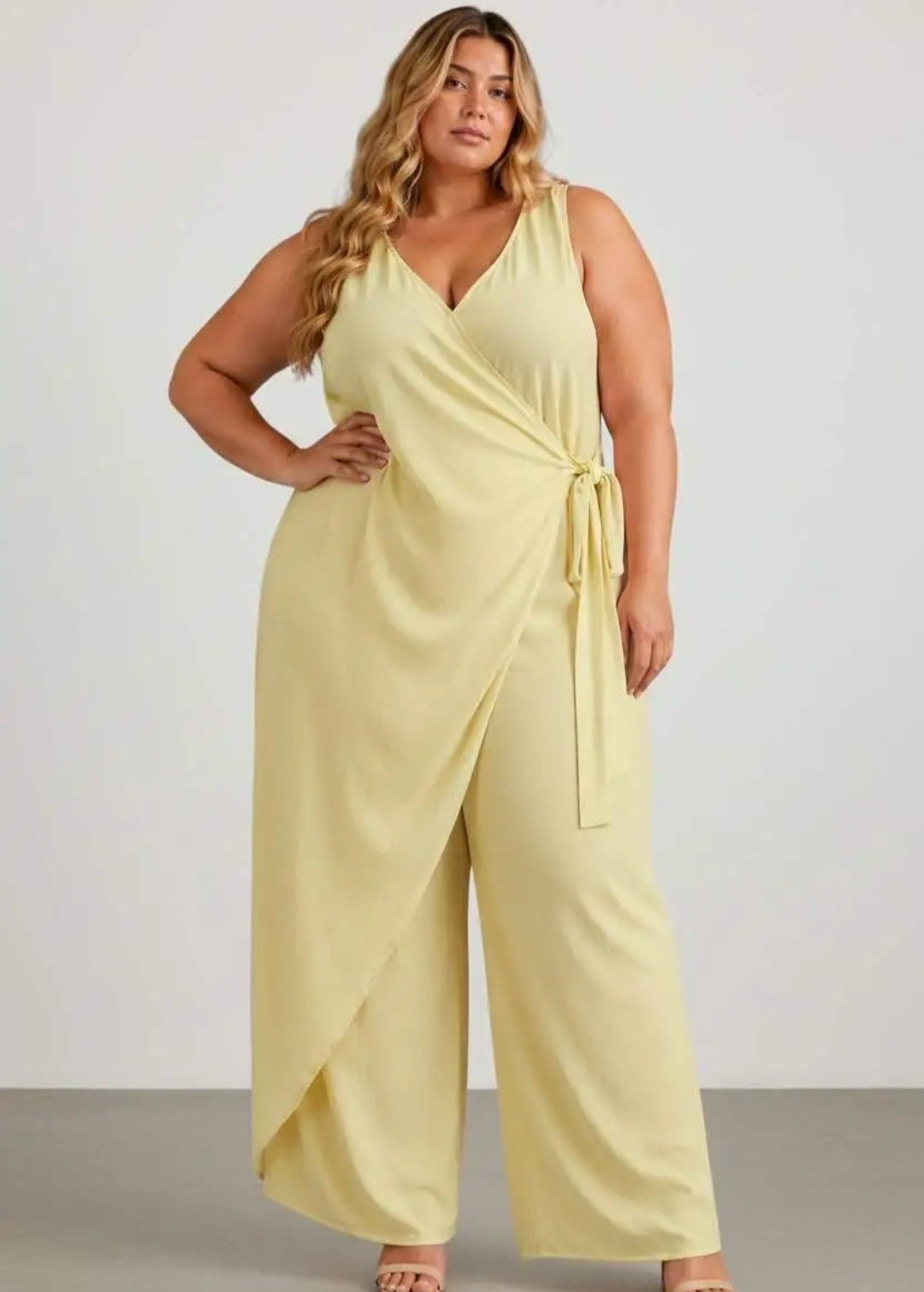 Jumpsuit mit Wickeloptik