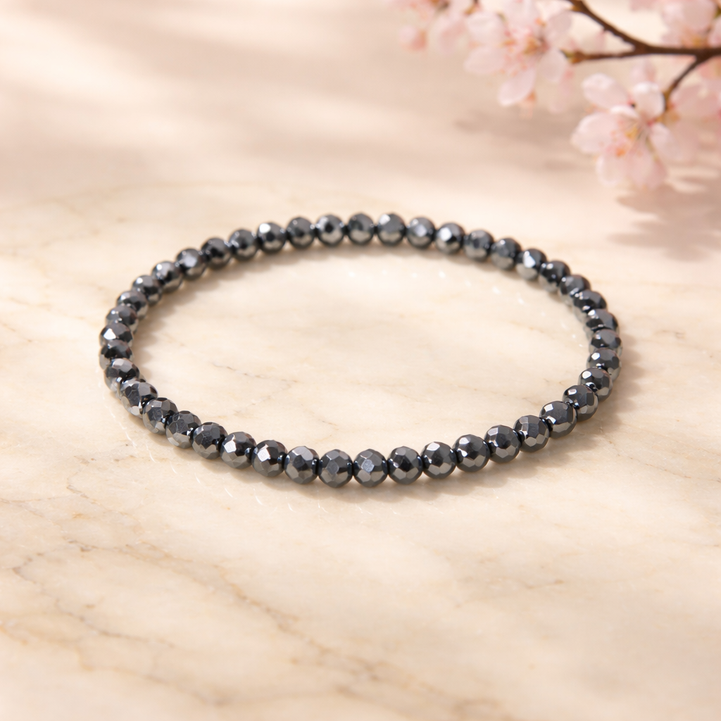 Armband aus geschliffen Glasperlen