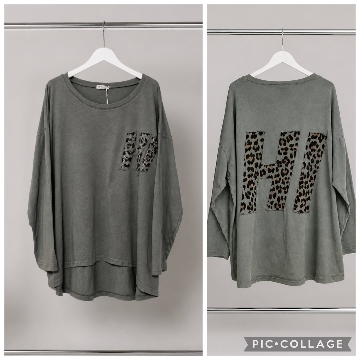 Longshirt "HI"