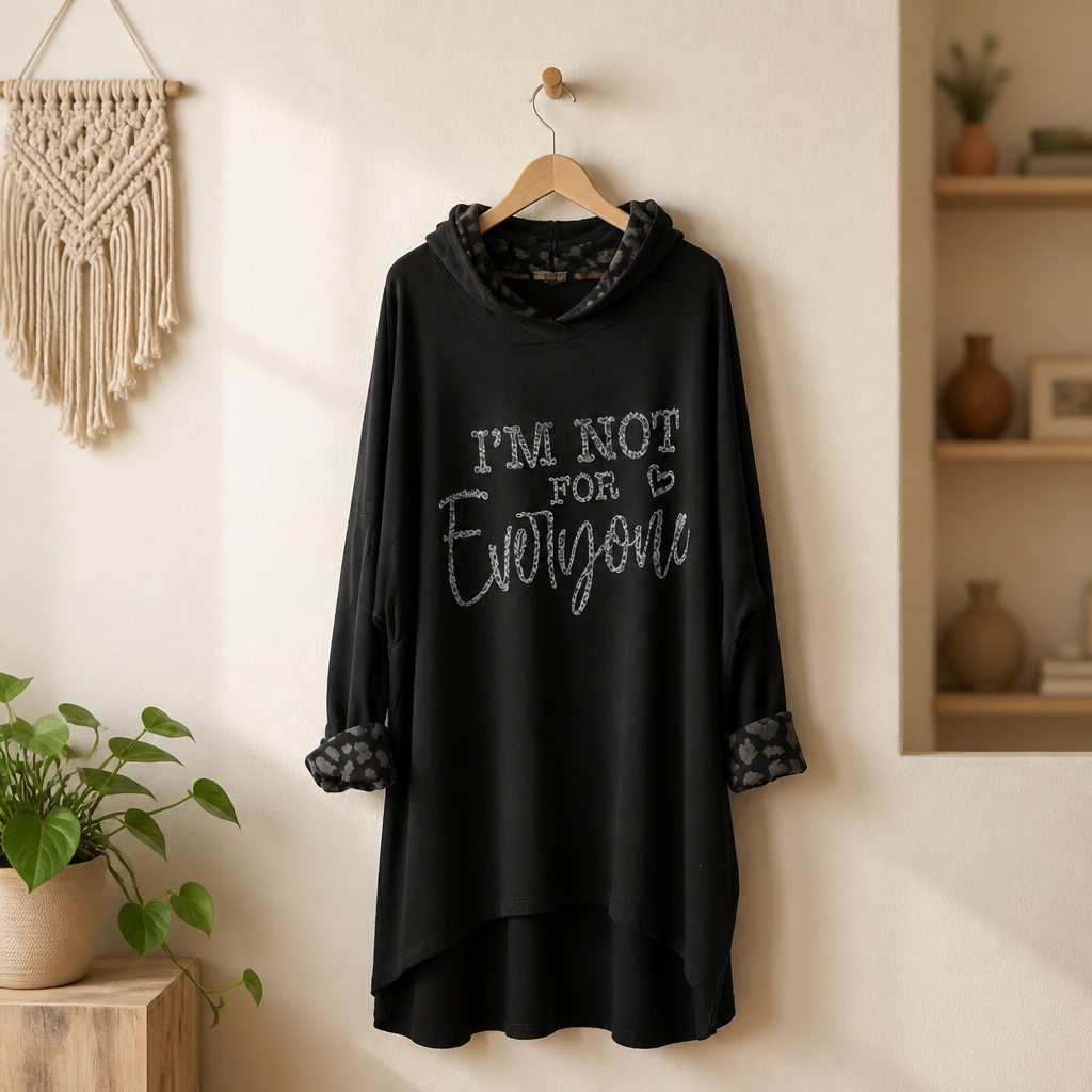 Long Hoodie "not for everything"
