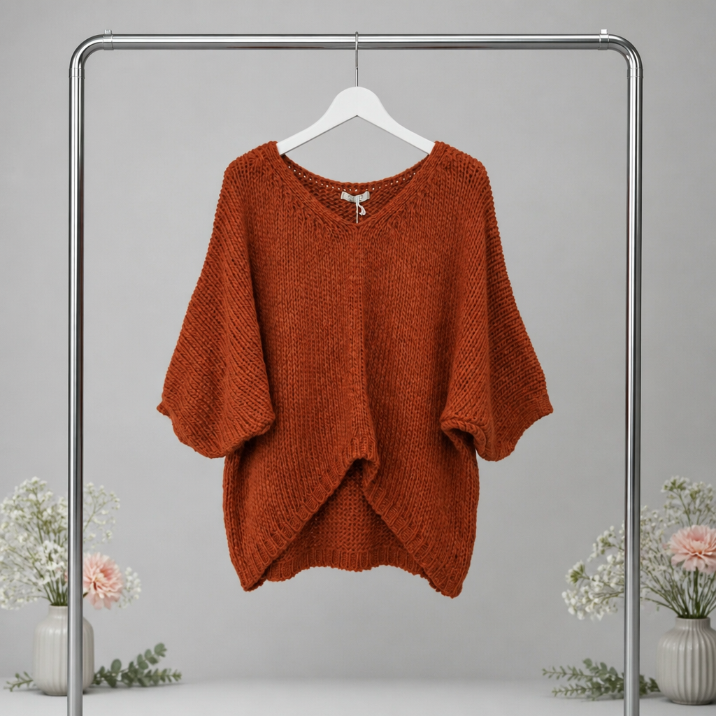 Strickpulli kurzarm