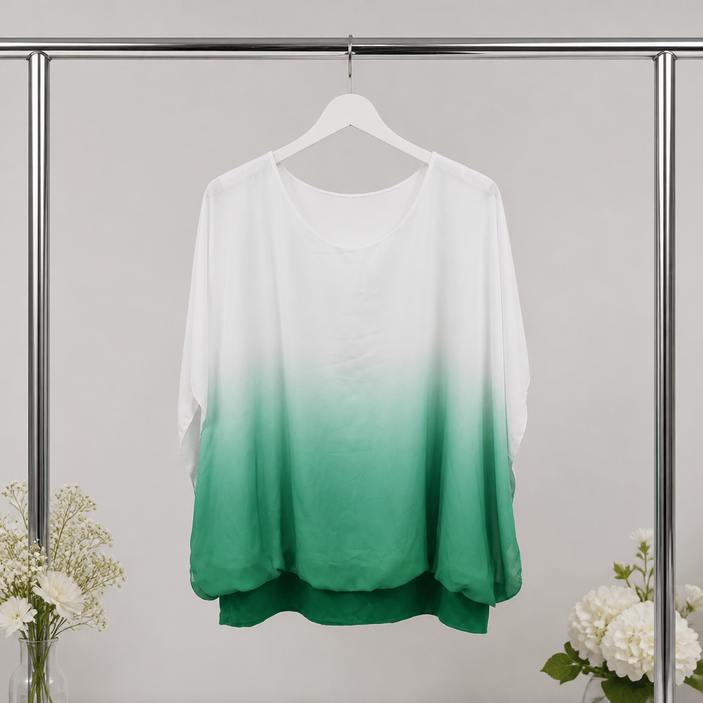 Schmetterlingsbluse "curvy"