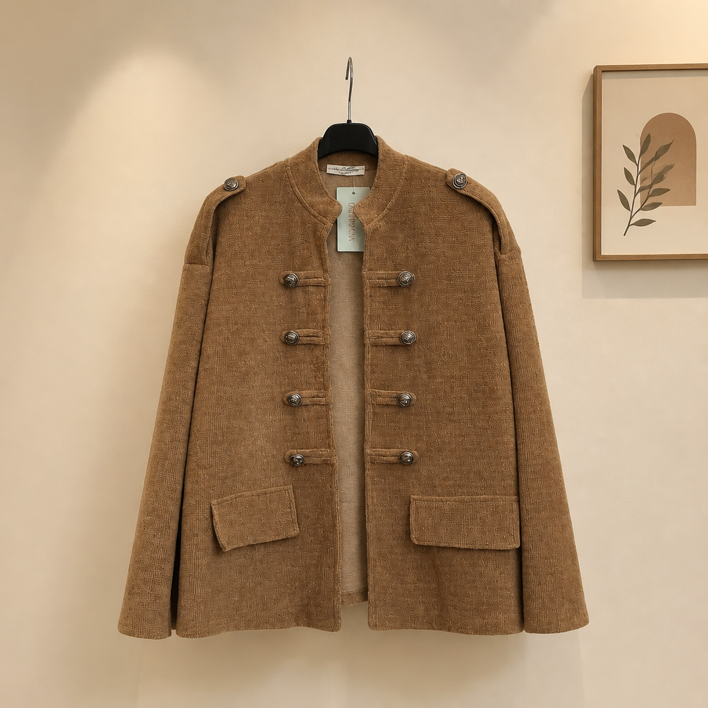 Cordjacke im Military Style
