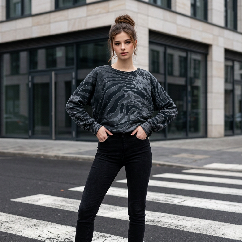 Oversize Shirt Zebra