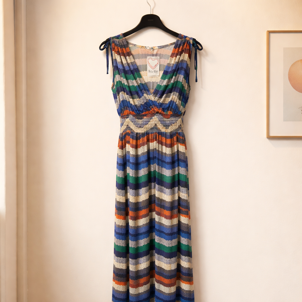Tailliertes Sommerkleid